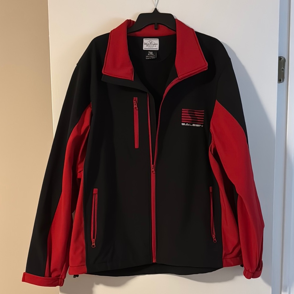 Original Saleen Shell Jacket Red and Black